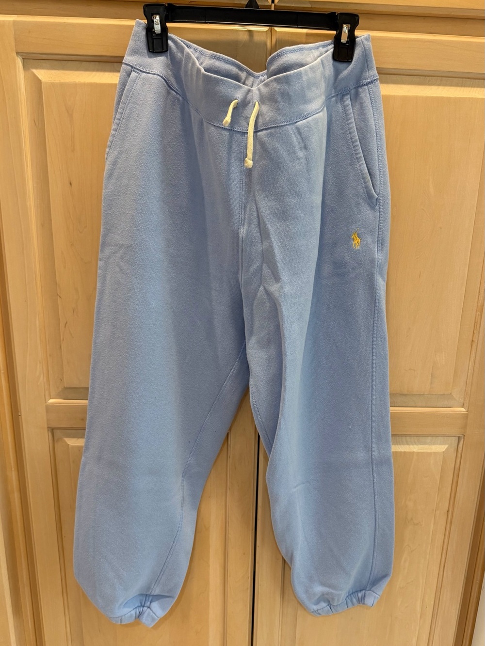 Polo Ralph Lauren Pale Blue Fleece Joggers w/ Drawstring. XXL
